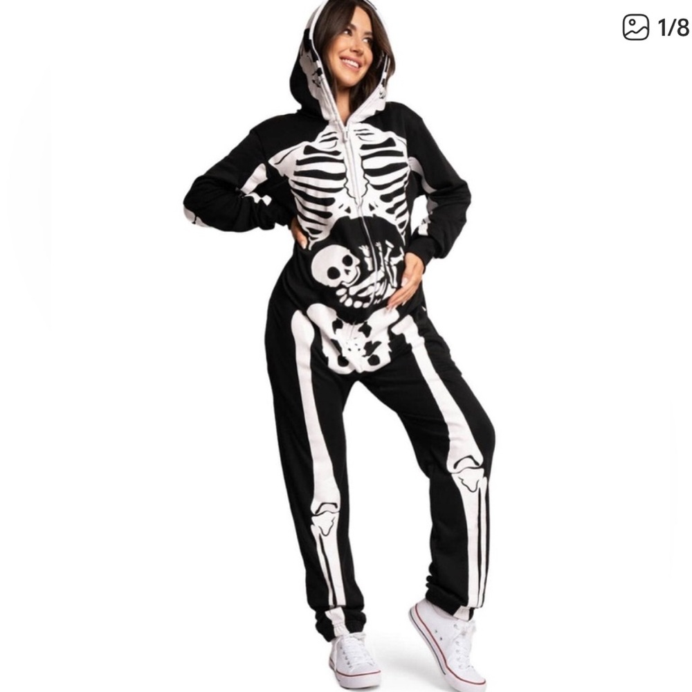 Tipsy Elves WOMEN'S PREGNANT SKELETON MATERNITY COSTUME